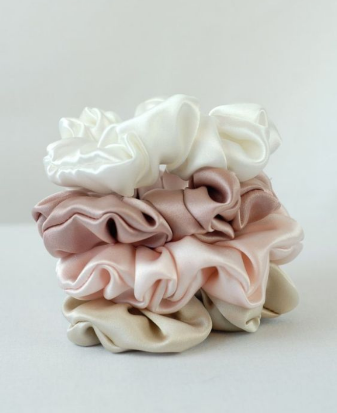 Ad. Mall - SOIE Glamour - Pack Scrunchies Nude